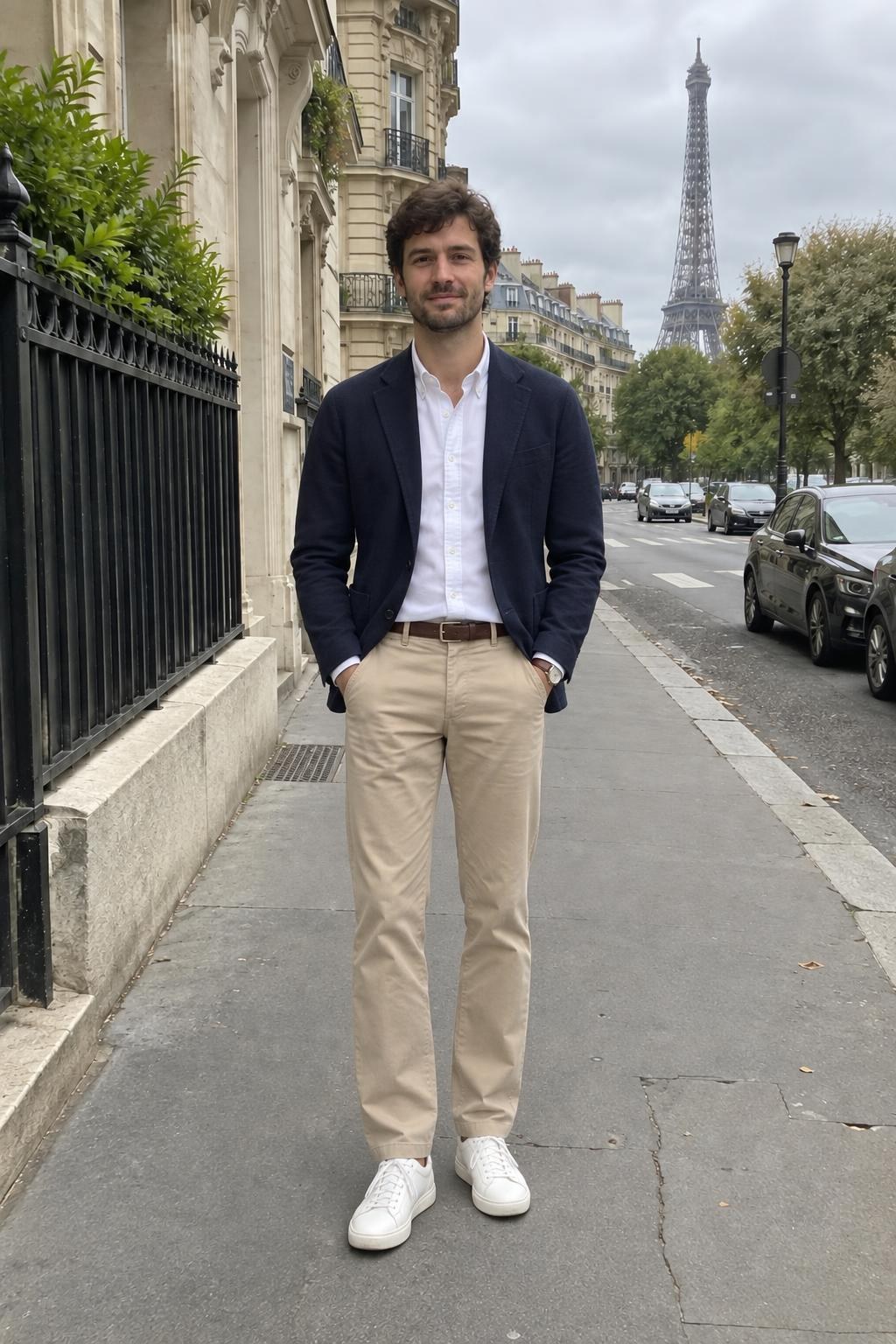 Casual chic pour un homme, après